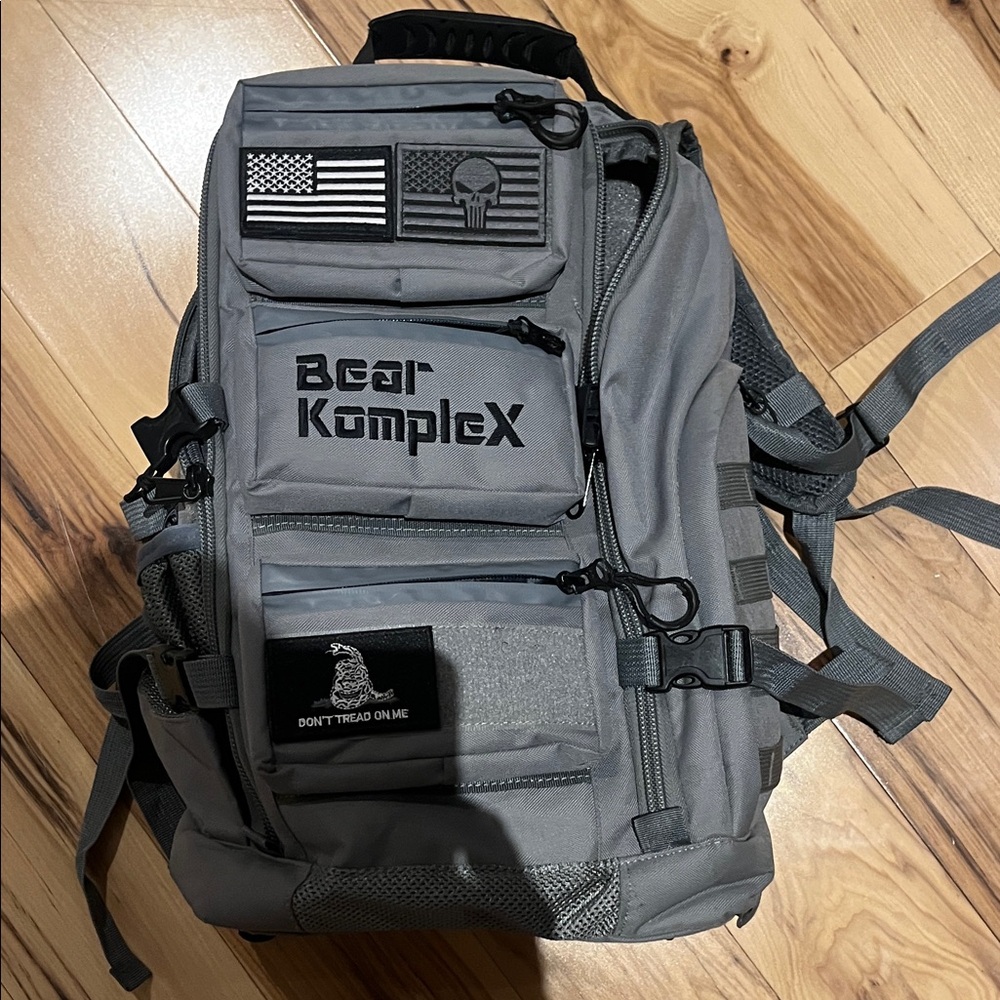 Gray Tactical Backpack